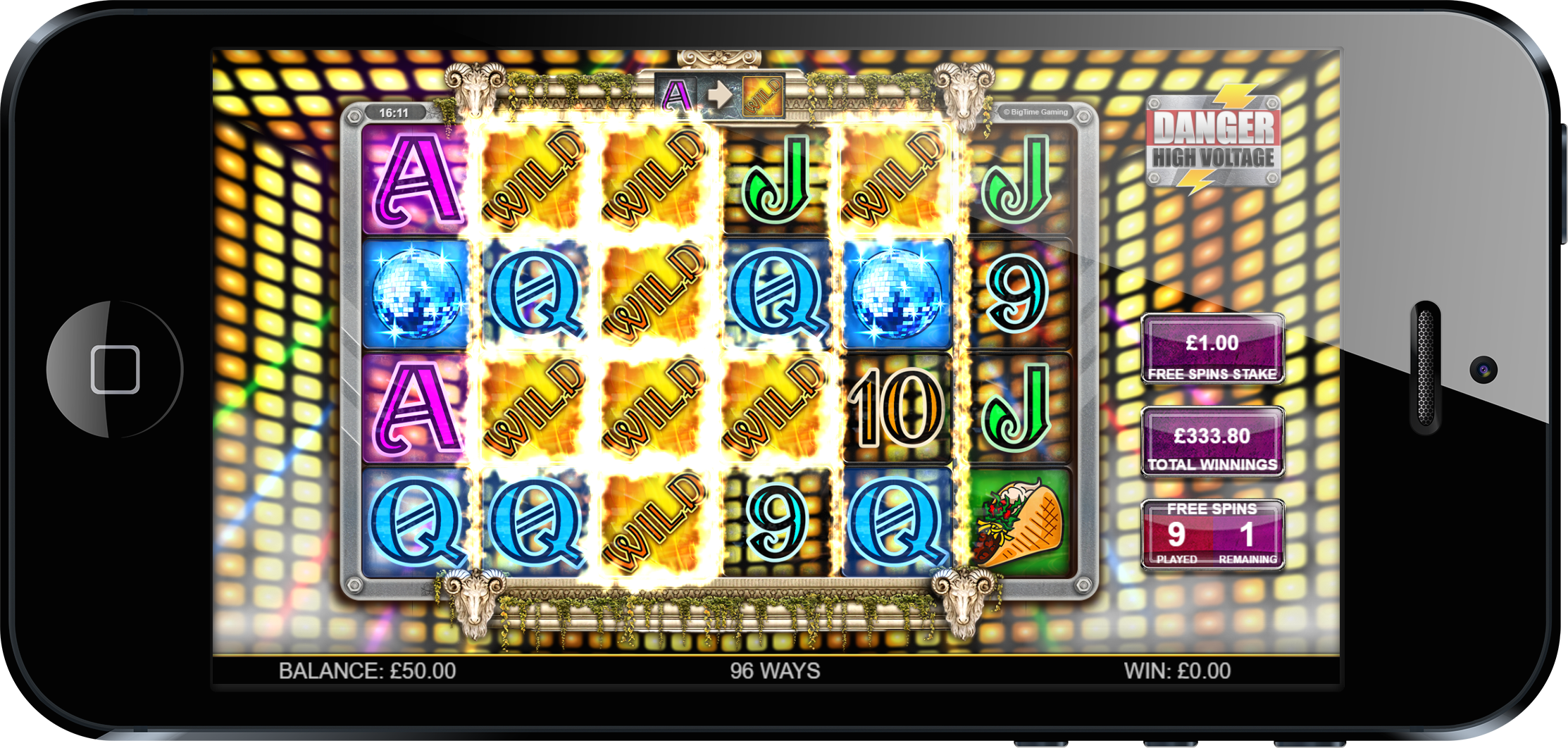 Customers will be able to be on the outcomes of spins of Danger High Voltage game