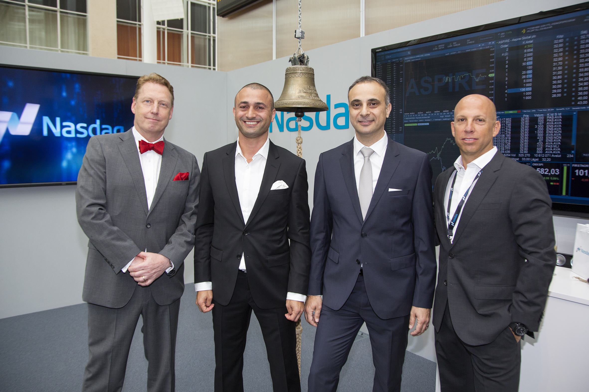 Left to right: Carl Klingberg, Chairman; Tsachi Maimon, CEO; Motti Gil, CFO; Barak Matalon, Founder