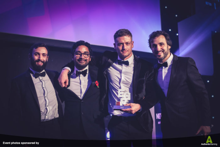 EGR Operator Awards 2017 Rising star PlayOJO