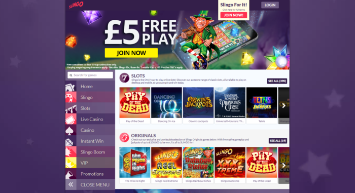 The operator acquired the Slingo brand from RealNetworks in 2015