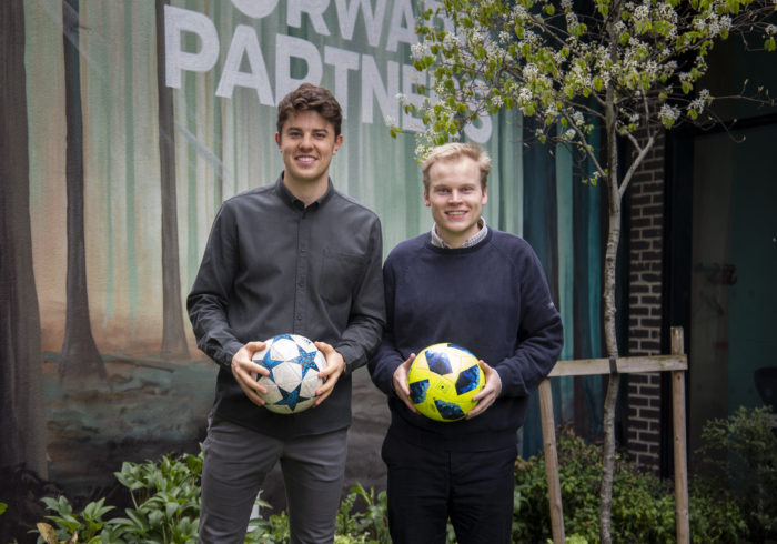 Wager co-founder Elliott Robinson and Leo Barnes