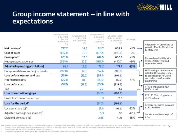 Hills group income