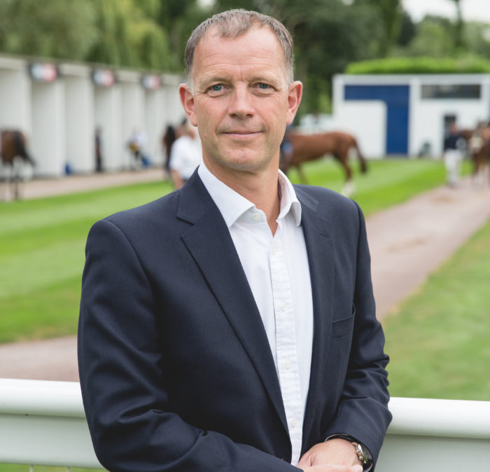 CEO of William Hill Philip Bowcock photographed at Windsor Racecourse
