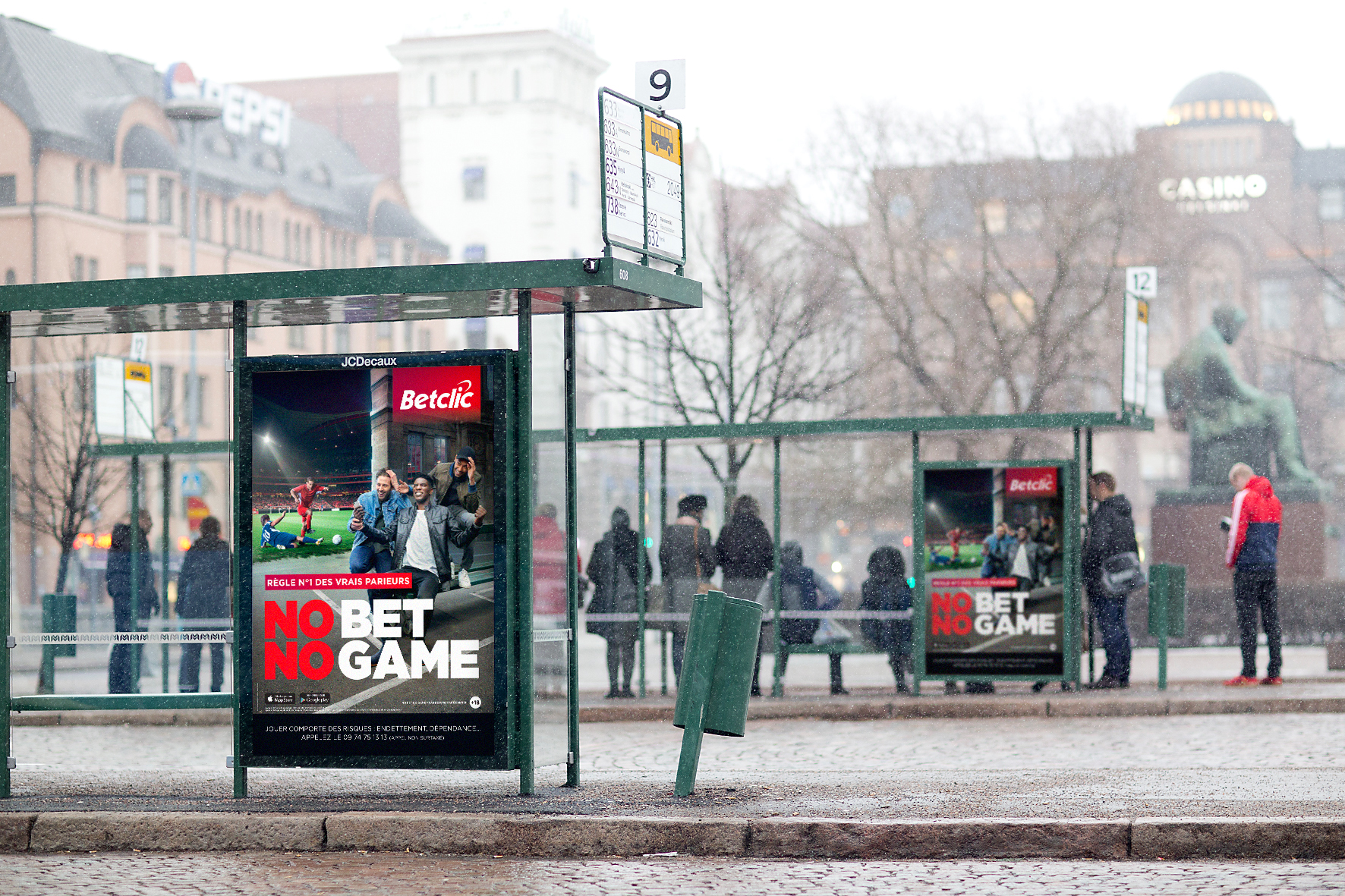 Betclic bus stop
