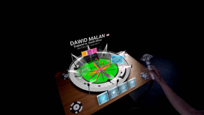 The prototype includes cricket and football insights provided by Opta data 