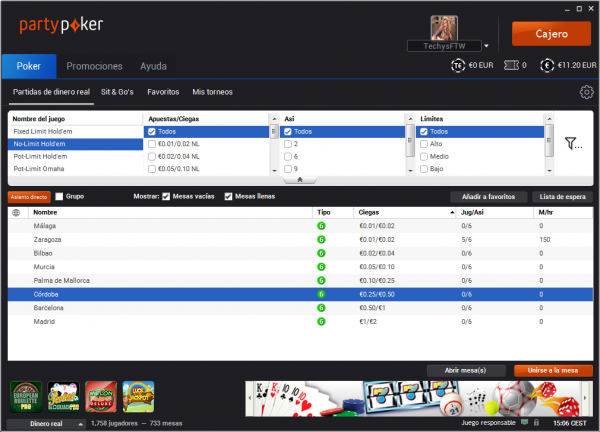 partypoker es
