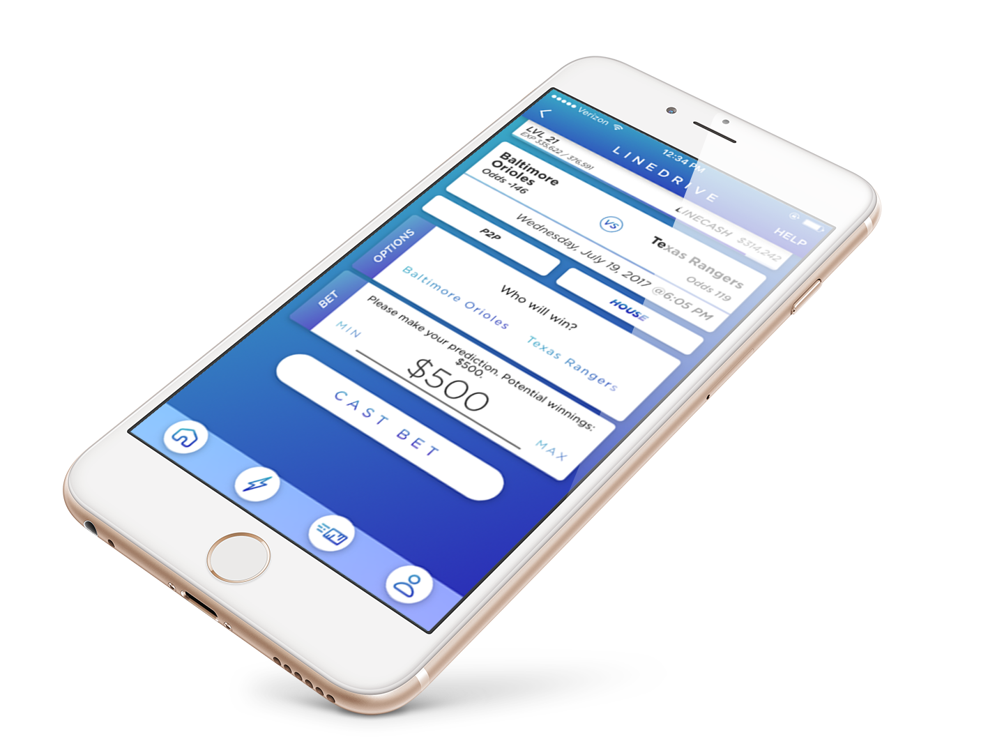 Linedrive_iPhone Mockup