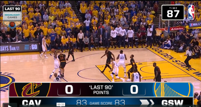 The game will feature real NBA highlights 