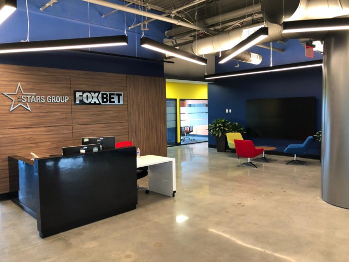 The Stars Group recently moved to its new office in the Cherry Hill area of New Jersey fox bet office stars group